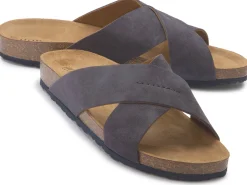 Sandalen|Horsch Schuhe Sandale in Übergrößen Blau