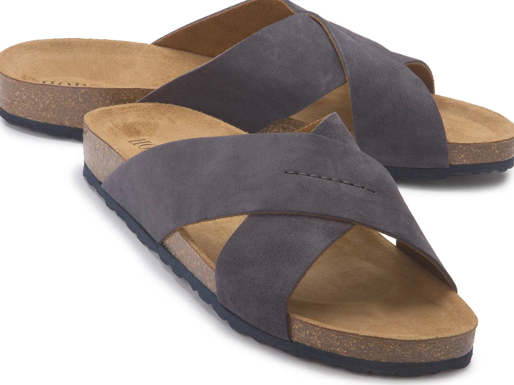 Sandalen|Horsch Schuhe Sandale in Übergrößen Blau