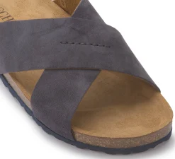 Sandalen|Horsch Schuhe Sandale in Übergrößen Blau