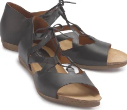 Sandalen|Horsch Schuhe Sandale in Übergrößen Schwarz