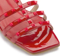 Sandalen|Horsch Schuhe Sandale in Übergrößen Rot