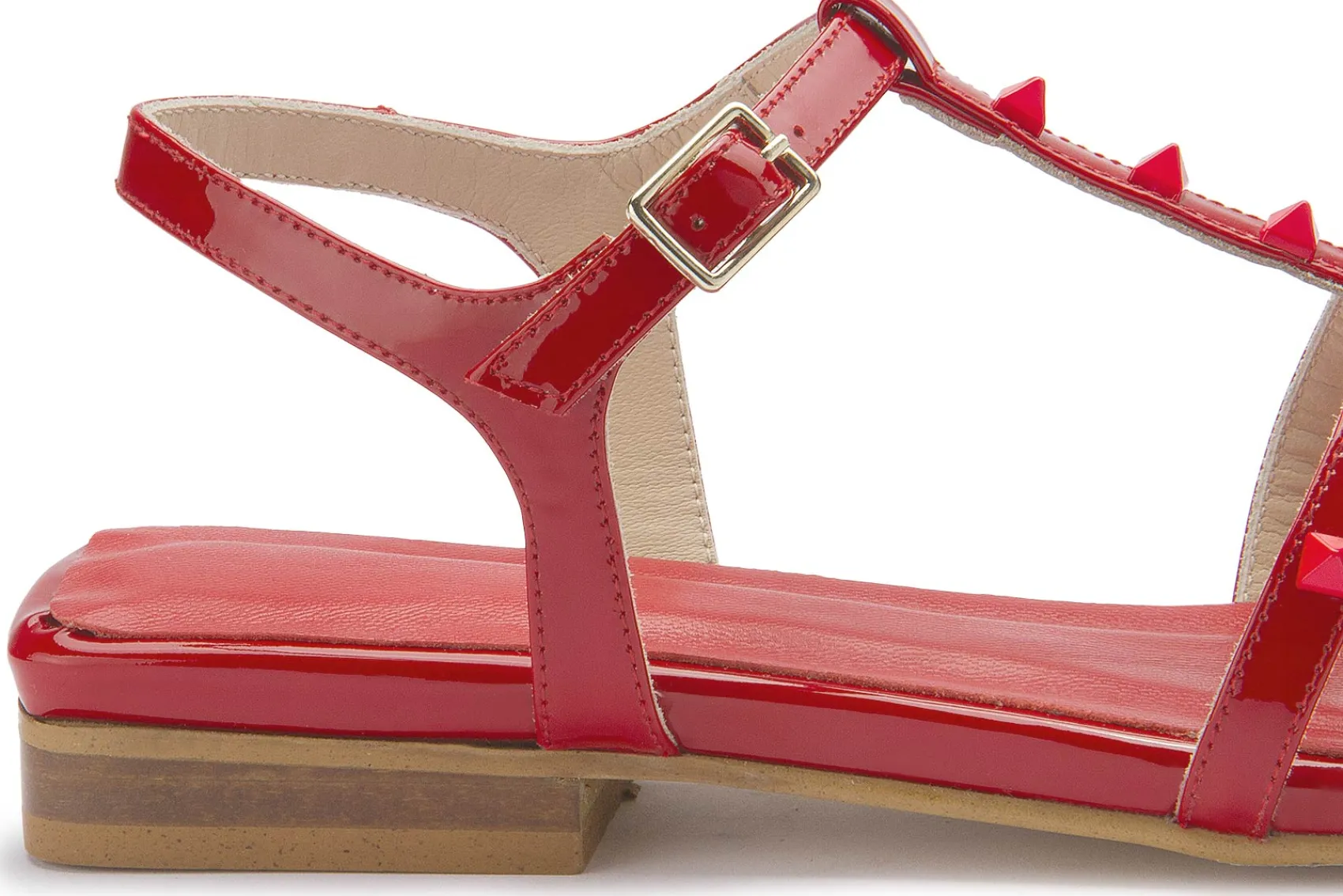 Sandalen|Horsch Schuhe Sandale in Übergrößen Rot