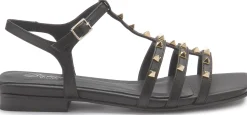 Sandalen|Horsch Schuhe Sandale in Übergrößen Schwarz
