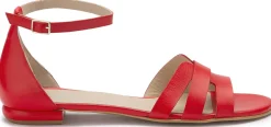 Sandalen|Horsch Schuhe Sandale in Übergrößen Rot