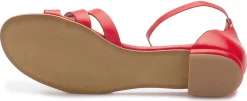 Sandalen|Horsch Schuhe Sandale in Übergrößen Rot
