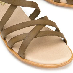 Sandalen|Horsch Schuhe Sandale in Übergrößen Grün