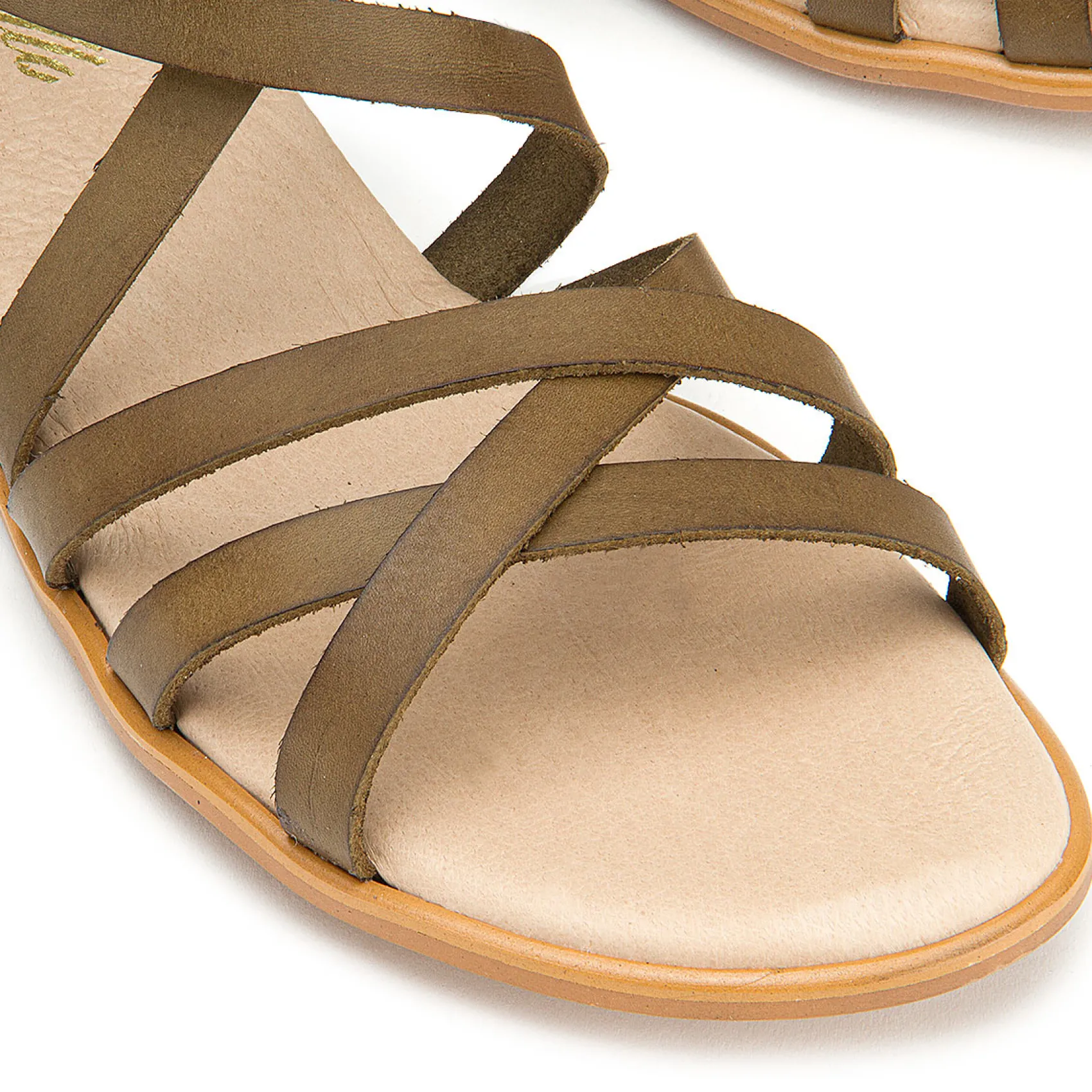 Sandalen|Horsch Schuhe Sandale in Übergrößen Grün