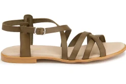 Sandalen|Horsch Schuhe Sandale in Übergrößen Grün