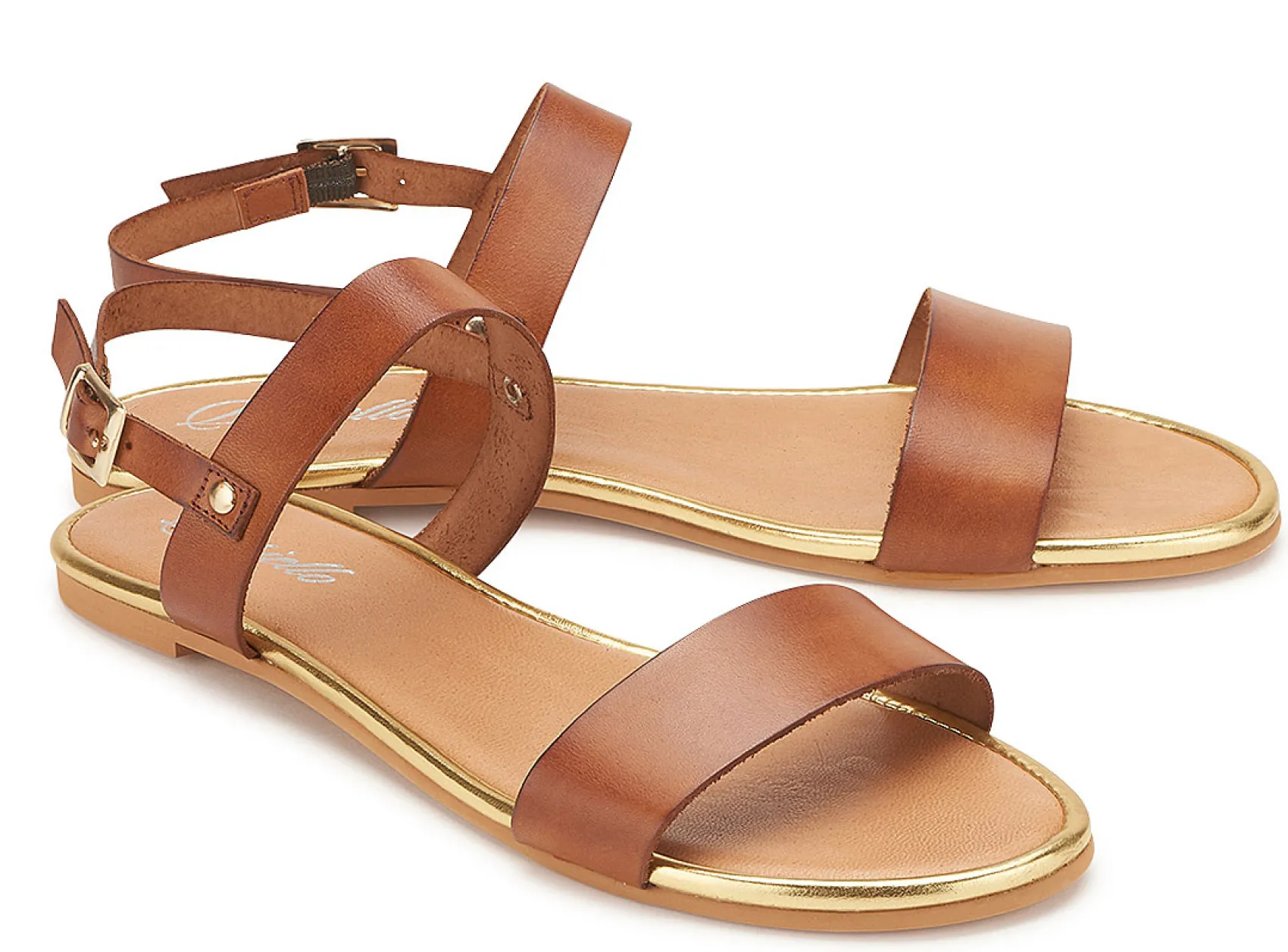 Sandalen|Horsch Schuhe Sandale in Übergrößen Braun