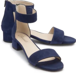 Sandalen|Horsch Schuhe Sandale in Übergrößen Blau