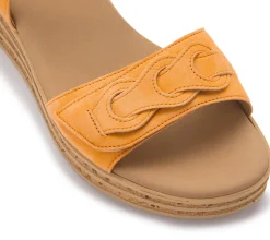 Sandalen|Gabor Sandale in Übergrößen Orange