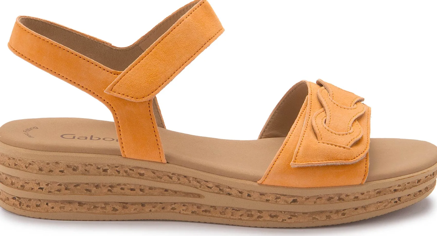 Sandalen|Gabor Sandale in Übergrößen Orange