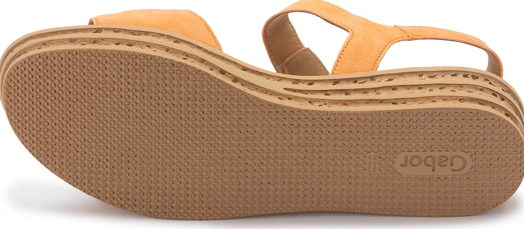 Sandalen|Gabor Sandale in Übergrößen Orange