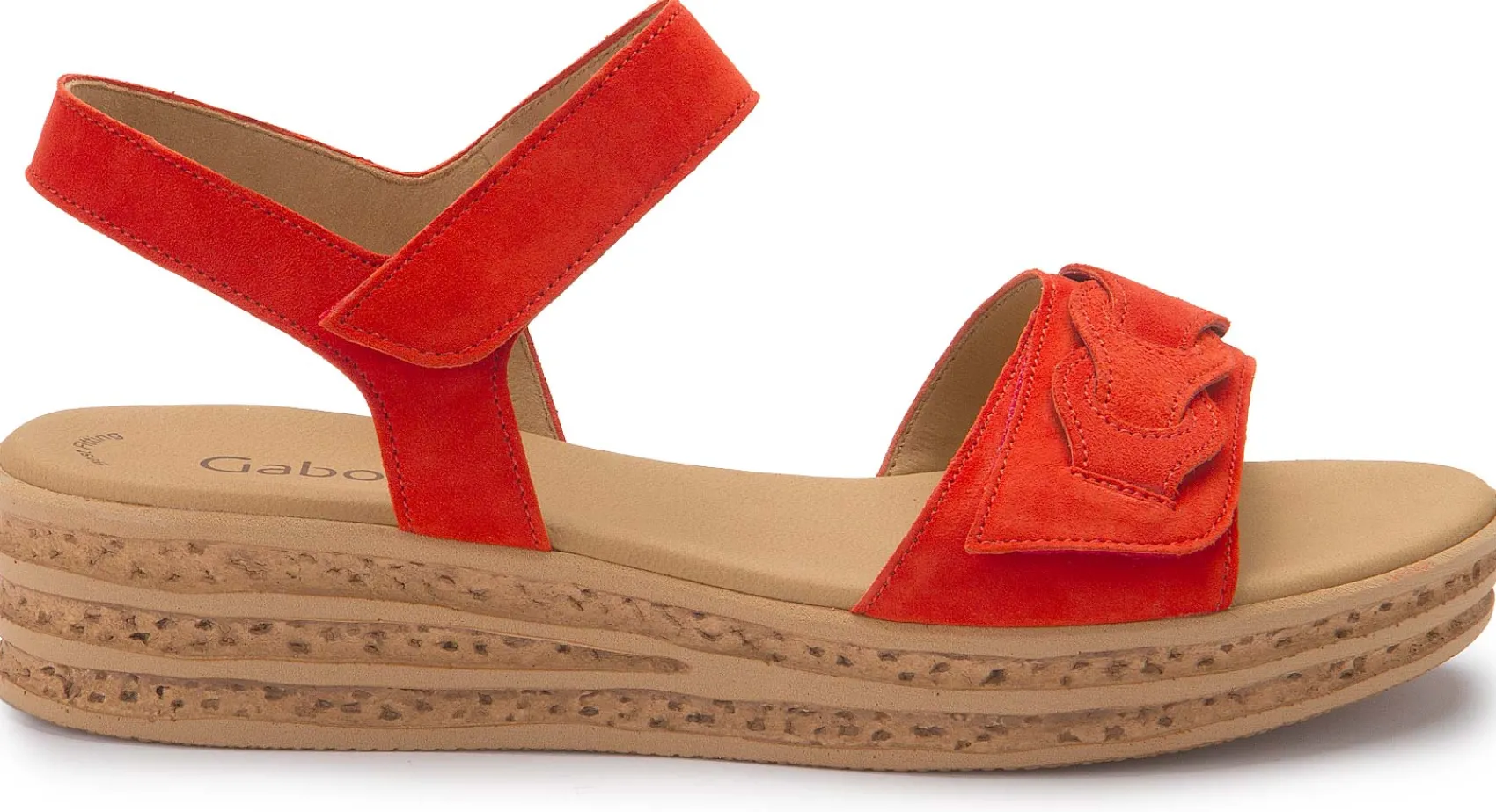 Sandalen|Gabor Sandale in Übergrößen Orange