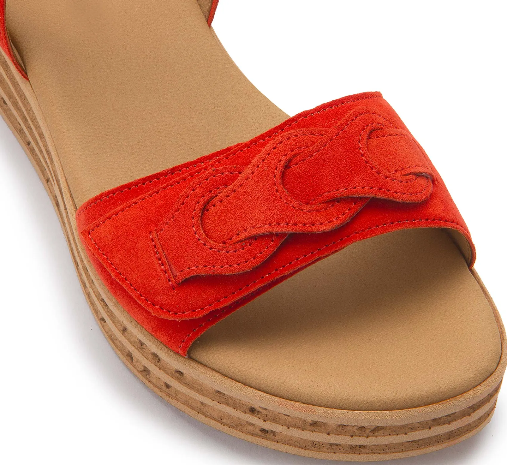 Sandalen|Gabor Sandale in Übergrößen Orange