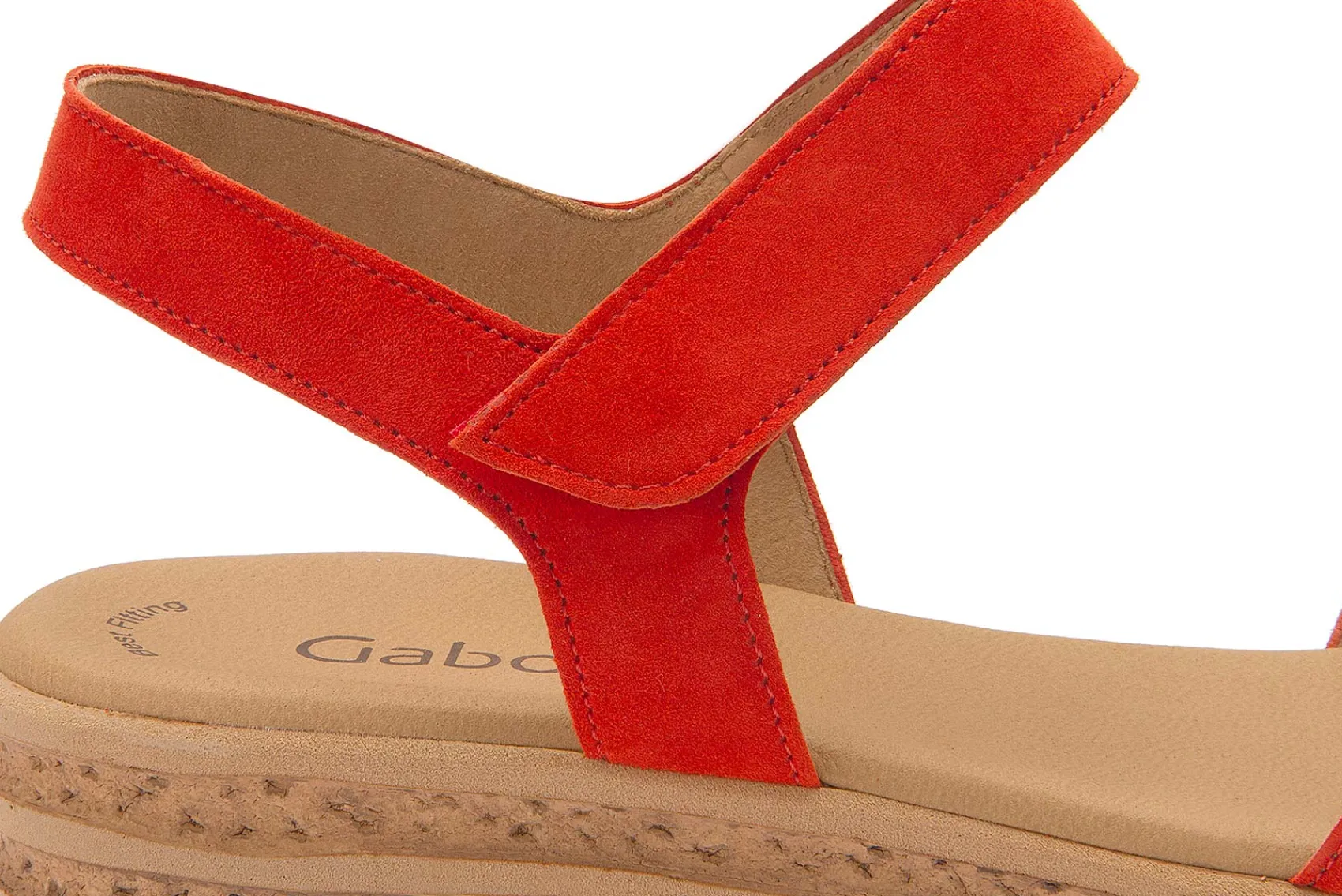 Sandalen|Gabor Sandale in Übergrößen Orange