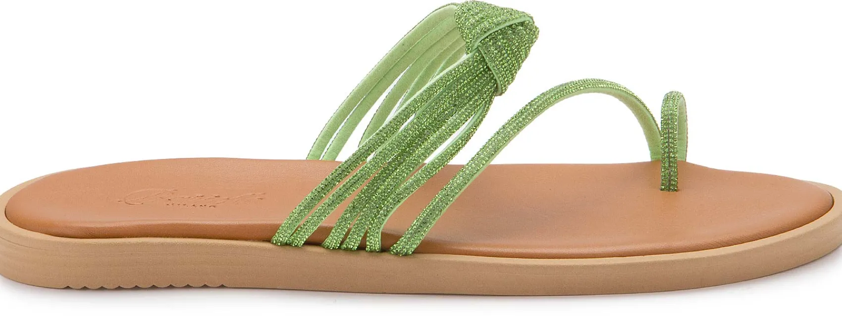 Sandalen|Horsch Schuhe Sandale in Übergrößen Grün