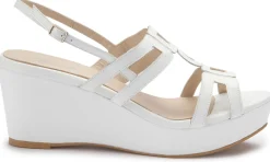 Sandalen|Horsch Schuhe Sandale in Übergrößen Weiß