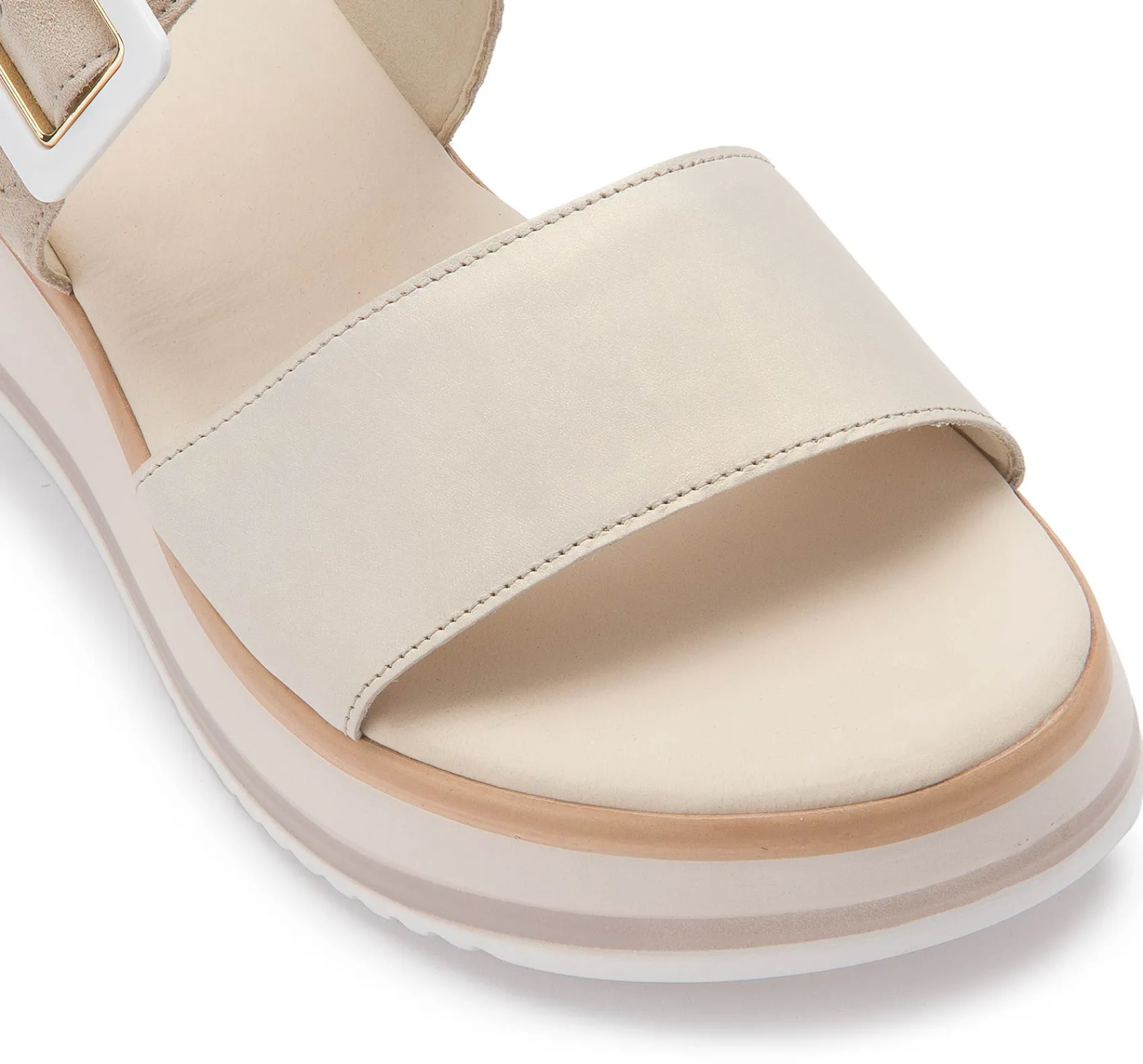 Sandalen|Gabor Sandale in Übergrößen Beige