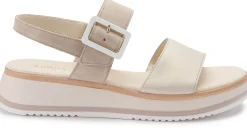 Sandalen|Gabor Sandale in Übergrößen Beige
