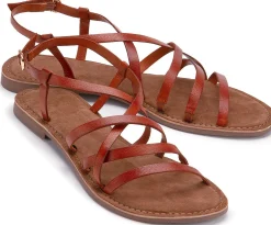 Sandalen|Horsch Schuhe Sandale in Übergrößen Braun