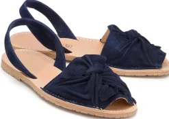 Sandalen|Horsch Schuhe Sandale in Übergrößen Blau