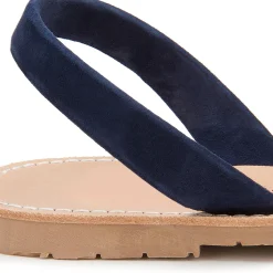 Sandalen|Horsch Schuhe Sandale in Übergrößen Blau