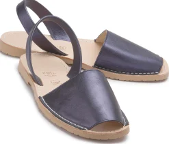 Sandalen|Horsch Schuhe Sandale in Übergrößen Blau