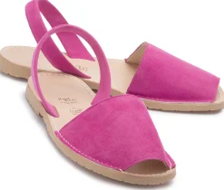 Sandalen|Horsch Schuhe Sandale in Übergrößen Pink