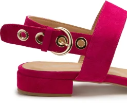 Sandalen|Horsch Schuhe Sandale in Übergrößen Pink