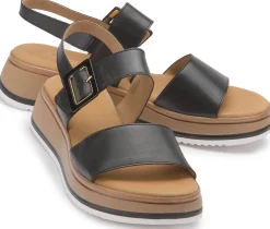 Sandalen|Gabor Sandale in Übergrößen Schwarz