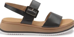 Sandalen|Gabor Sandale in Übergrößen Schwarz