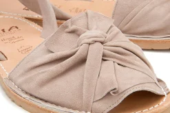 Sandalen|Horsch Schuhe Sandale in Übergrößen Beige
