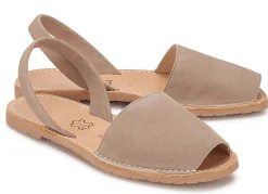Sandalen|Horsch Schuhe Sandale in Übergrößen Beige