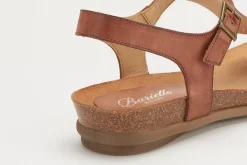 Zehentrenner|Sandalen|Horsch Schuhe Sandale in Übergrößen Braun