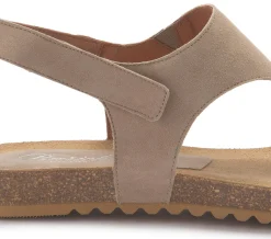 Zehentrenner|Sandalen|Horsch Schuhe Sandale in Übergrößen Beige