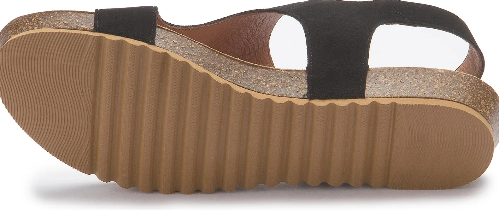 Zehentrenner|Sandalen|Horsch Schuhe Sandale in Übergrößen Schwarz