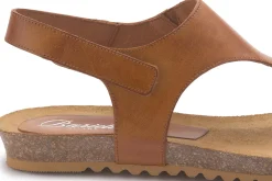 Zehentrenner|Sandalen|Horsch Schuhe Sandale in Übergrößen Braun