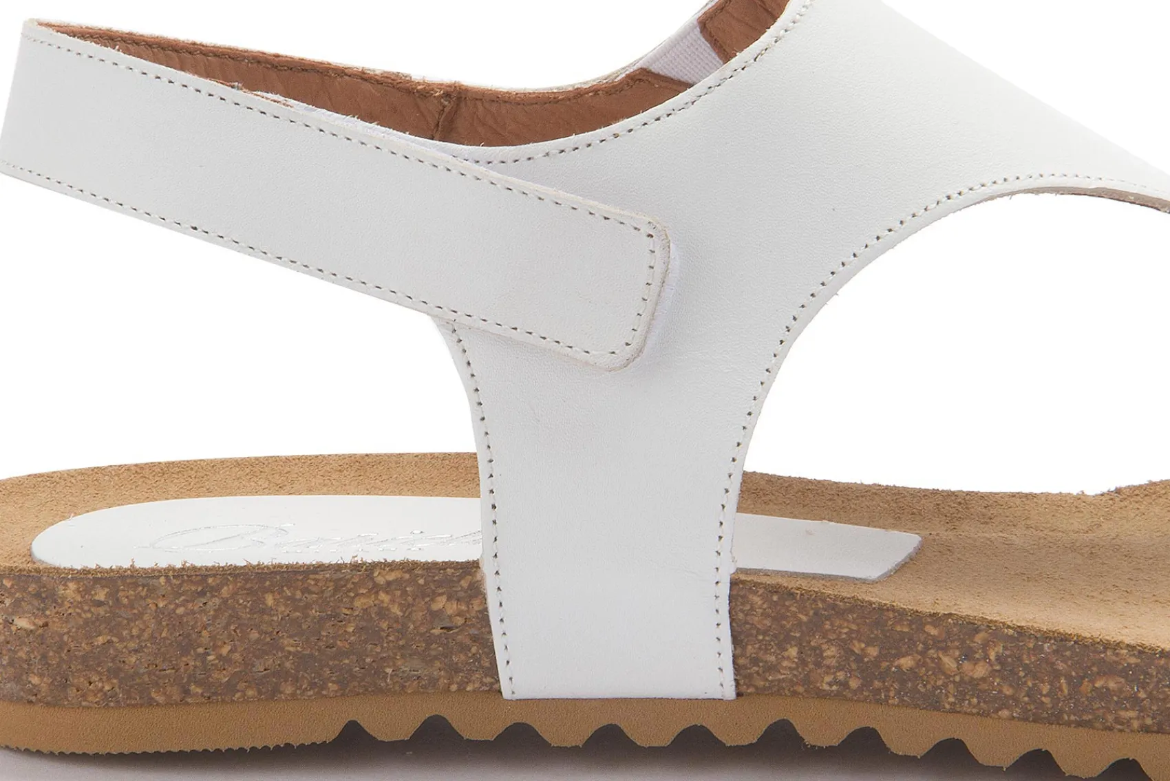 Zehentrenner|Sandalen|Horsch Schuhe Sandale in Übergrößen Weiß
