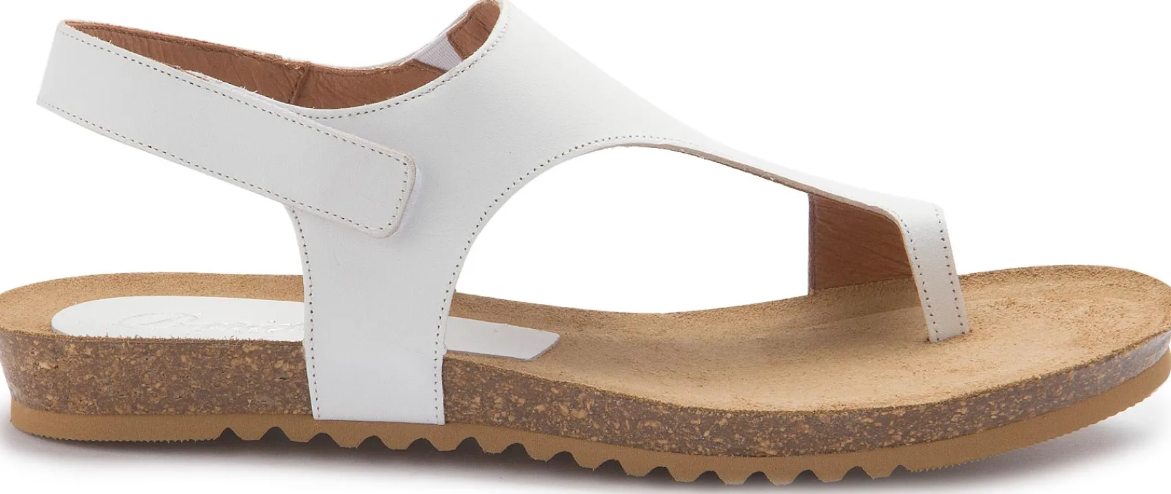 Zehentrenner|Sandalen|Horsch Schuhe Sandale in Übergrößen Weiß