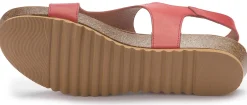 Zehentrenner|Sandalen|Horsch Schuhe Sandale in Übergrößen Rot
