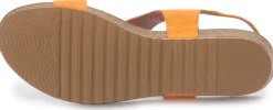 Zehentrenner|Sandalen|Horsch Schuhe Sandale in Übergrößen Orange