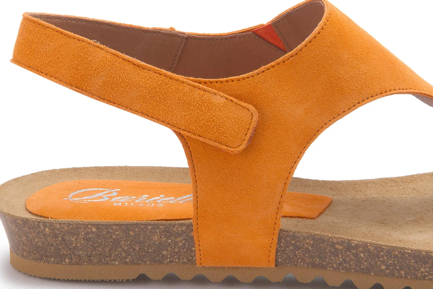Zehentrenner|Sandalen|Horsch Schuhe Sandale in Übergrößen Orange
