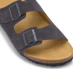 Sandalen|Hausschuhe|Horsch Schuhe Sandale in Übergrößen Blau