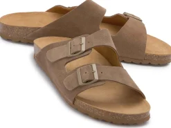 Sandalen|Hausschuhe|Horsch Schuhe Sandale in Übergrößen Braun