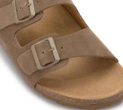 Sandalen|Hausschuhe|Horsch Schuhe Sandale in Übergrößen Braun