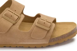 Sandalen|Hausschuhe|Horsch Schuhe Sandale in Übergrößen Beige