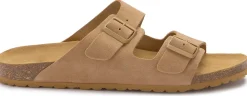 Sandalen|Hausschuhe|Horsch Schuhe Sandale in Übergrößen Beige