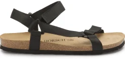 Sandalen|Horsch Schuhe Sandale in Übergrößen Schwarz