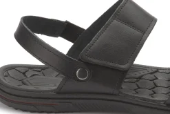 Sandalen|Pegada Sandale in Übergrößen Schwarz